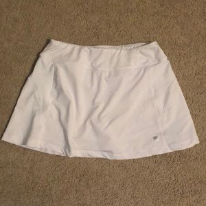 White Fila Tennis Skirt